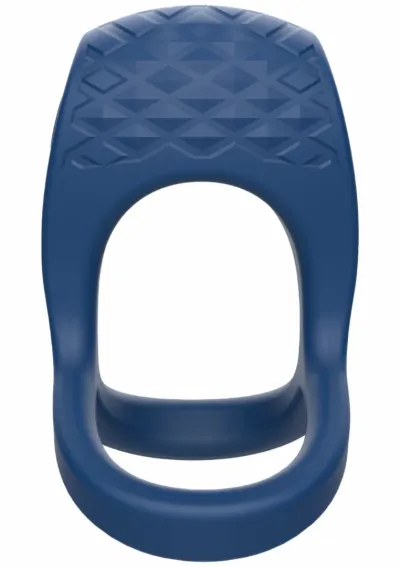Vibrační erekční kroužek s klecí Brutal Ring & Ball Cage, dálkové ovládání, černý - obrázek 3