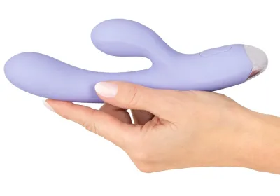 Rabbit vibrátor beau coeur Rivano Curved se dvěma motory, silikon, 20,4 cm - obrázek 8