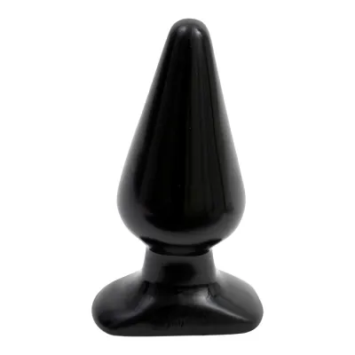 Anální kolík Doc Johnson Classic Large, ergonomický tvar, černý, 14 cm