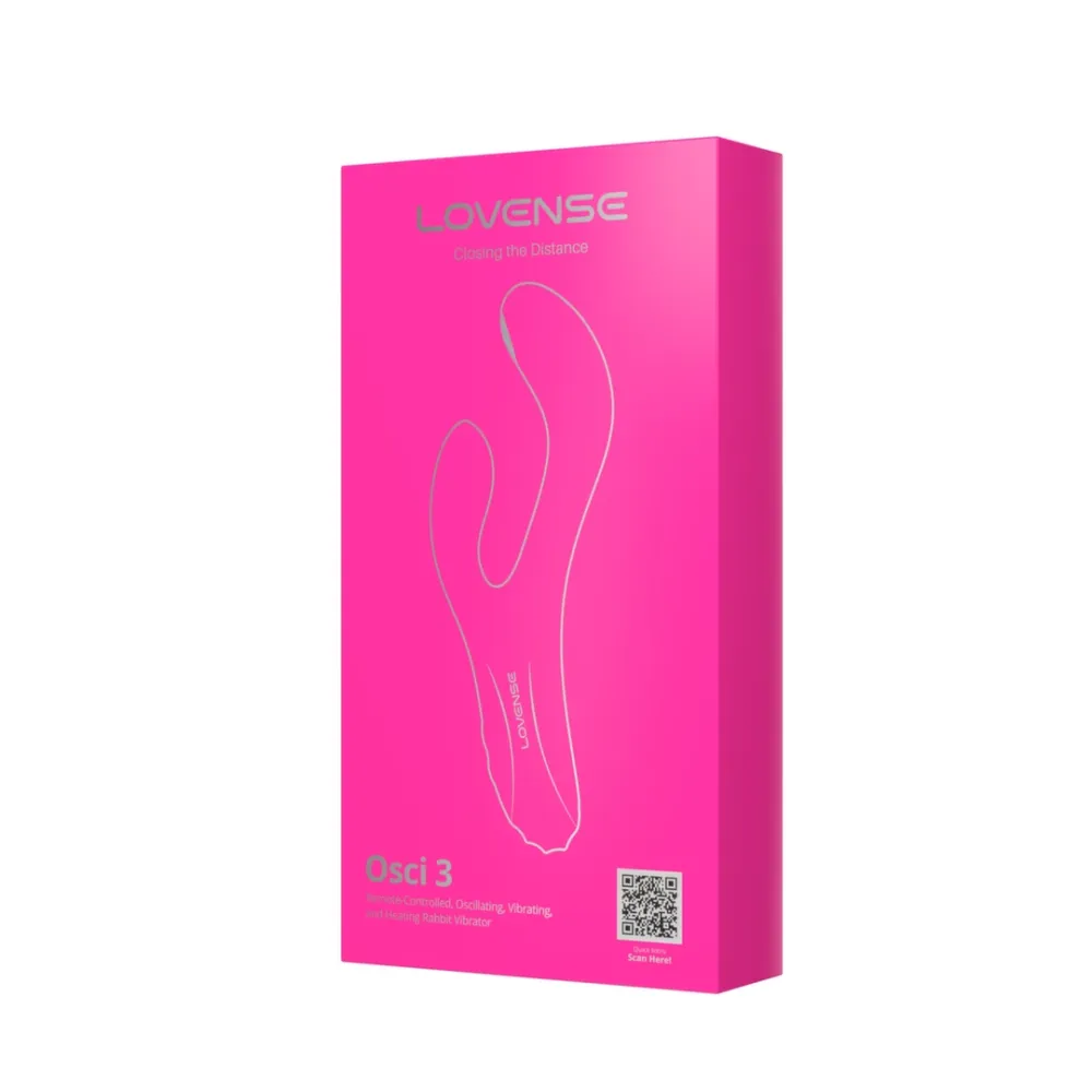 Vibrátor na bod G Lovense Osci 3 s ohřevem a aplikací, růžový - obrázek 2