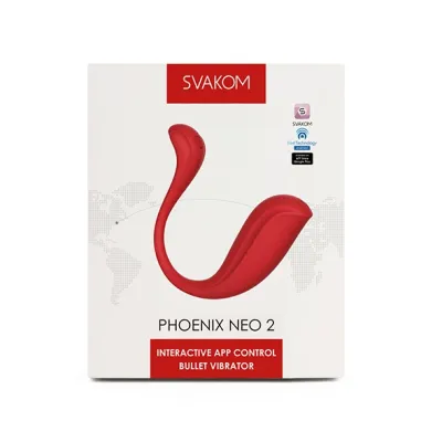 Minivibrátor Svakom Phoenix Neo 2 s ovládáním aplikací, růžový - obrázek 4