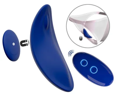 Vibrátor do kalhotek Sweet Smile Extra Slim s dálkovým ovládáním, černý - obrázek 2