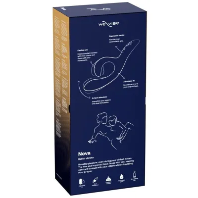 Rabbit vibrátor We-Vibe Nova 2 s ovládáním přes aplikaci, půlnočně modrý - obrázek 13