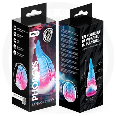 Silikonové dildo chapadlo EPIC Phorcys, malé, 17 cm, modré - obrázek 10