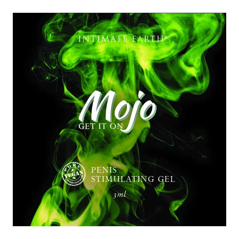 Stimulační gel Intimate Earth Mojo s niacinem a ženšenem, 3 ml