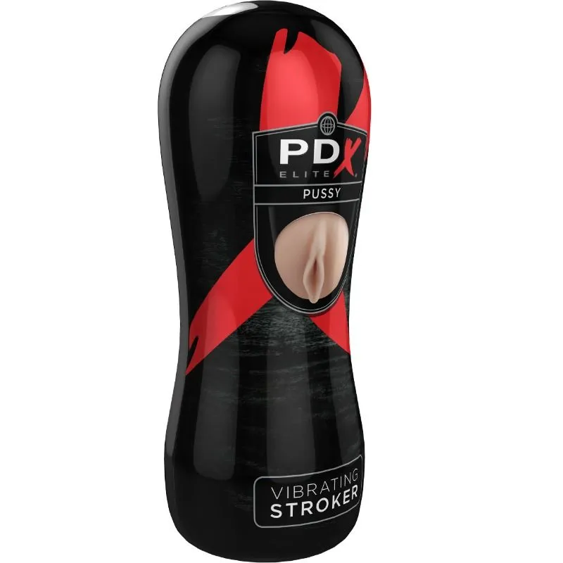 Vibrační masturbátor ve tvaru vagíny PDX Elite Vibrating Pussy Stroker - obrázek 3