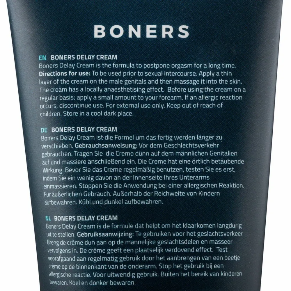Krém na oddálení ejakulace Boners Delay Cream, 50 ml - obrázek 4