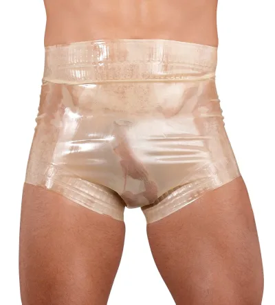 Latexové plenkové kalhotky LateX, průhledné tělové, unisex, S - obrázek 2