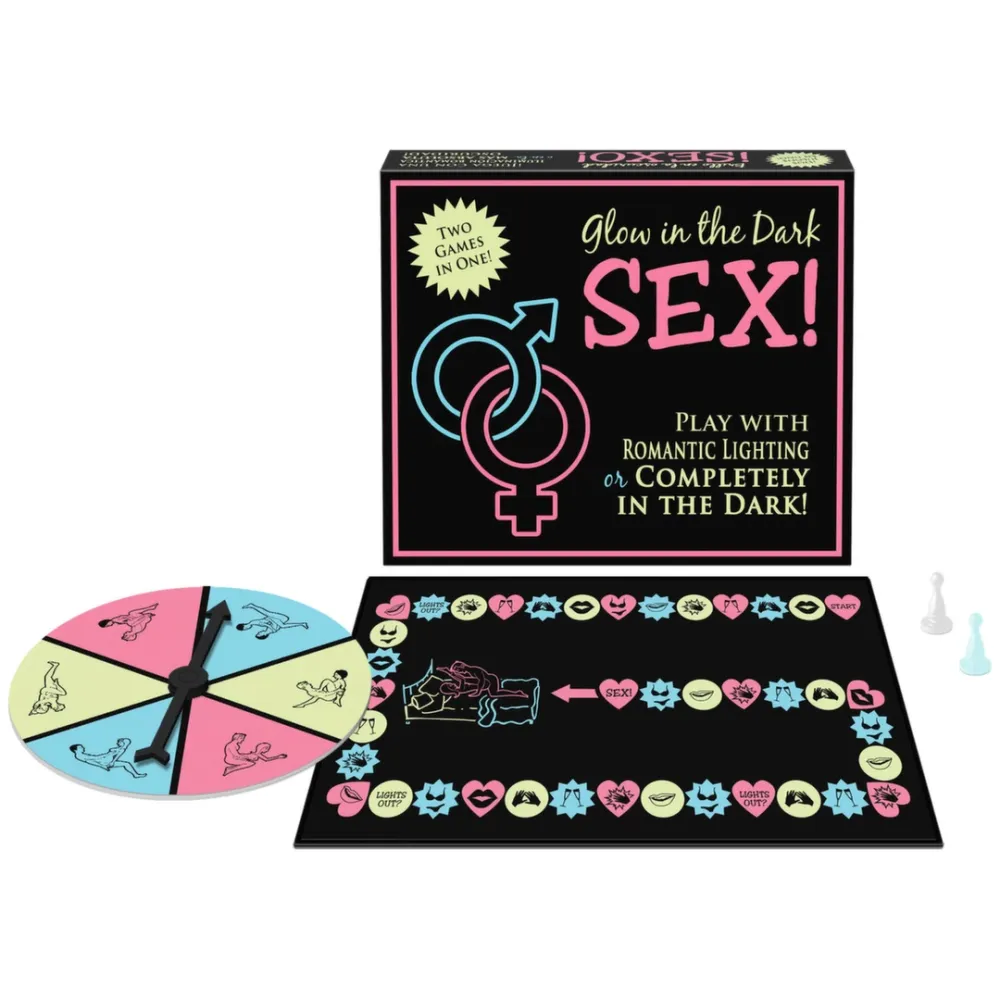 Erotická desková hra Glow in the Dark Sex, svítící ve tmě, Kheper Games