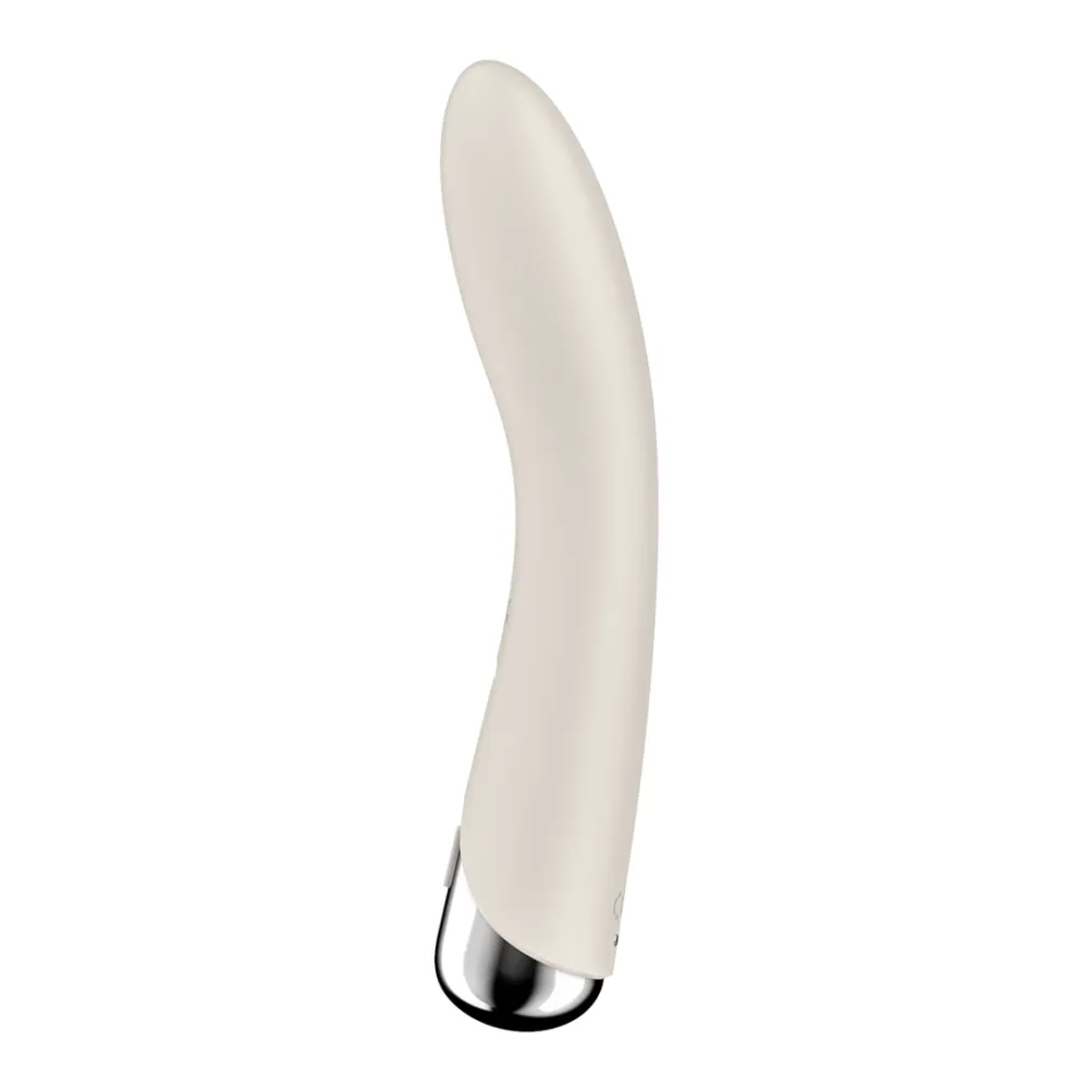 Rotační vibrátor na bod G Satisfyer Spinning Vibe 1, béžový