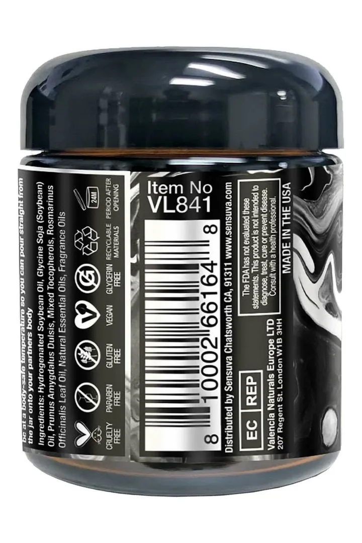 Masážní svíčka Sensuva Hero Dark Temptation, Ocean & Forest, 150 g - obrázek 2
