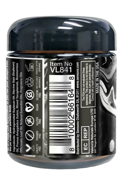 Masážní svíčka Sensuva Hero Dark Temptation, Ocean & Forest, 150 g - obrázek 2