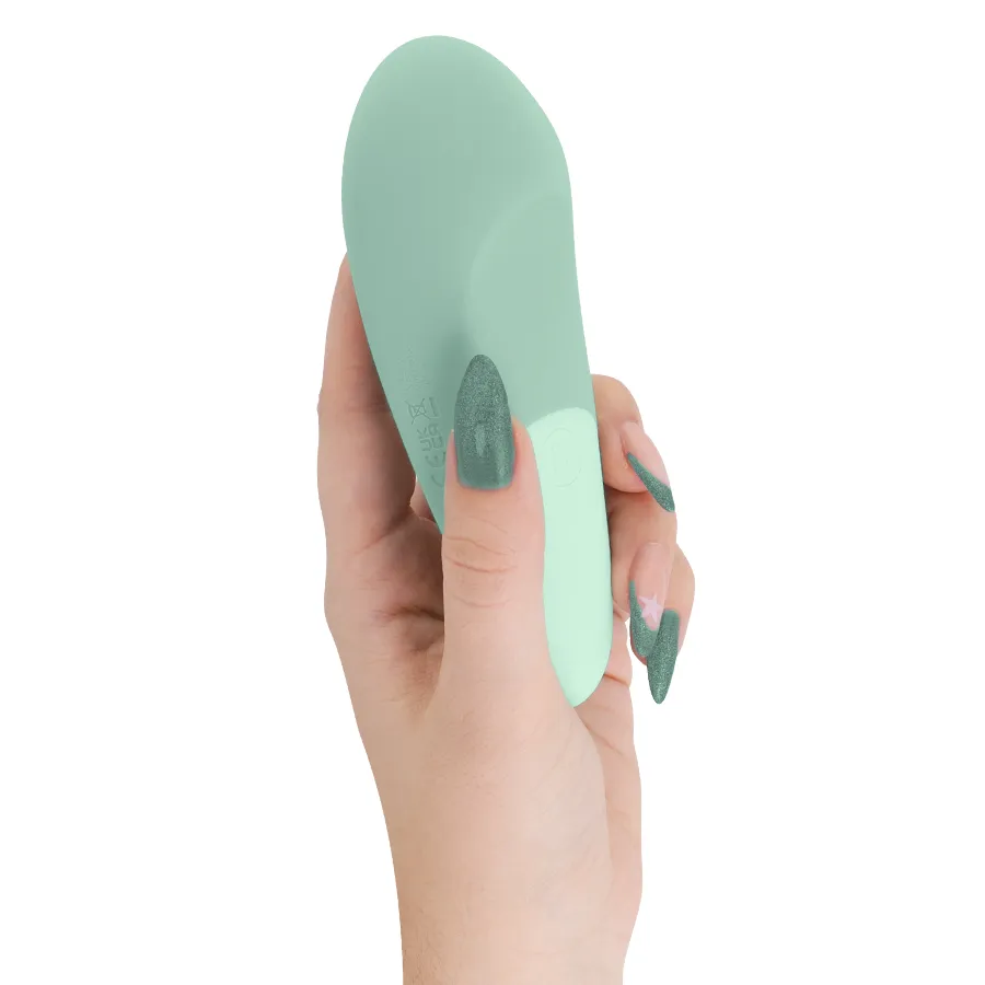 Tichý přikládací vibrátor Womanizer Vibe, šalvějově zelený - obrázek 4