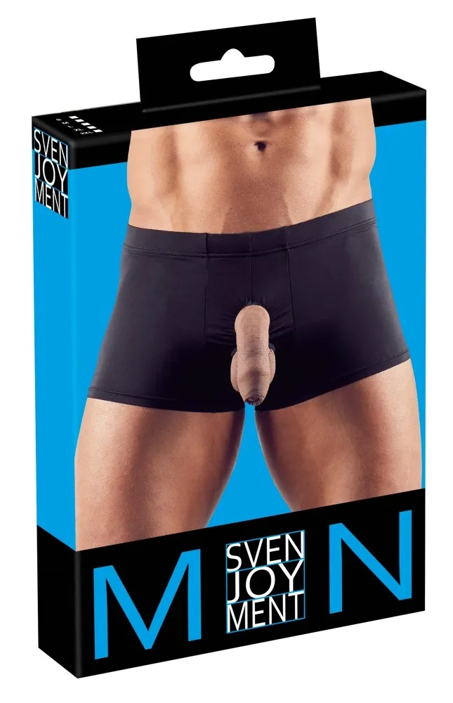 Pánské slipy NEK Showmaster s ozdobnými průstřihy, černé, M
