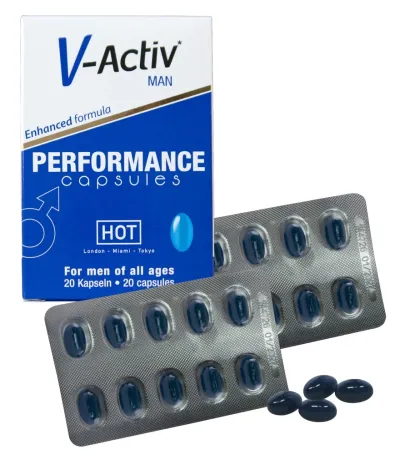 Kapsle pro muže HOT V-Activ Caps Man, 20 ks - obrázek 2