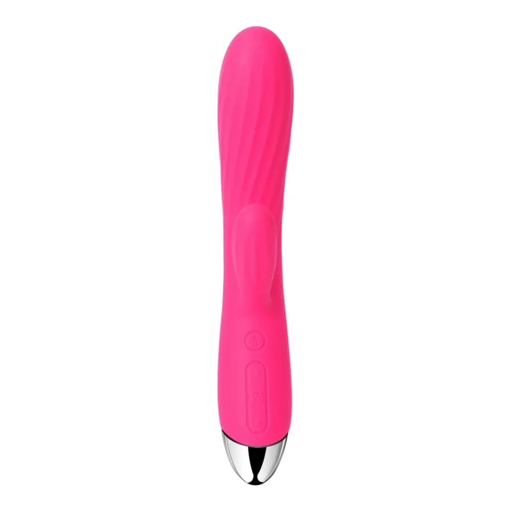 Hřejivý vibrátor Svakom Angel se dvěma motorky, růžový, 22,6 cm - obrázek 2