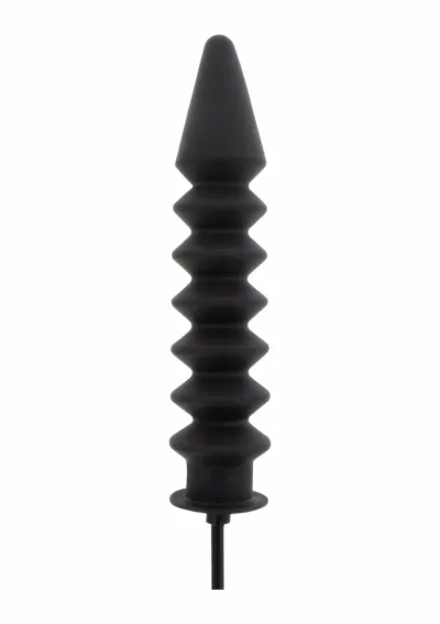 Nafukovací anální kolík s přísavkou Hidden Desire Inflatable Suction Plug Expert, černý - obrázek 6