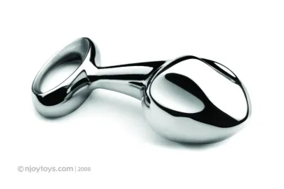 Kovový anální kolík njoy Pure Plug 2.0, velký, 8,9 cm - obrázek 3