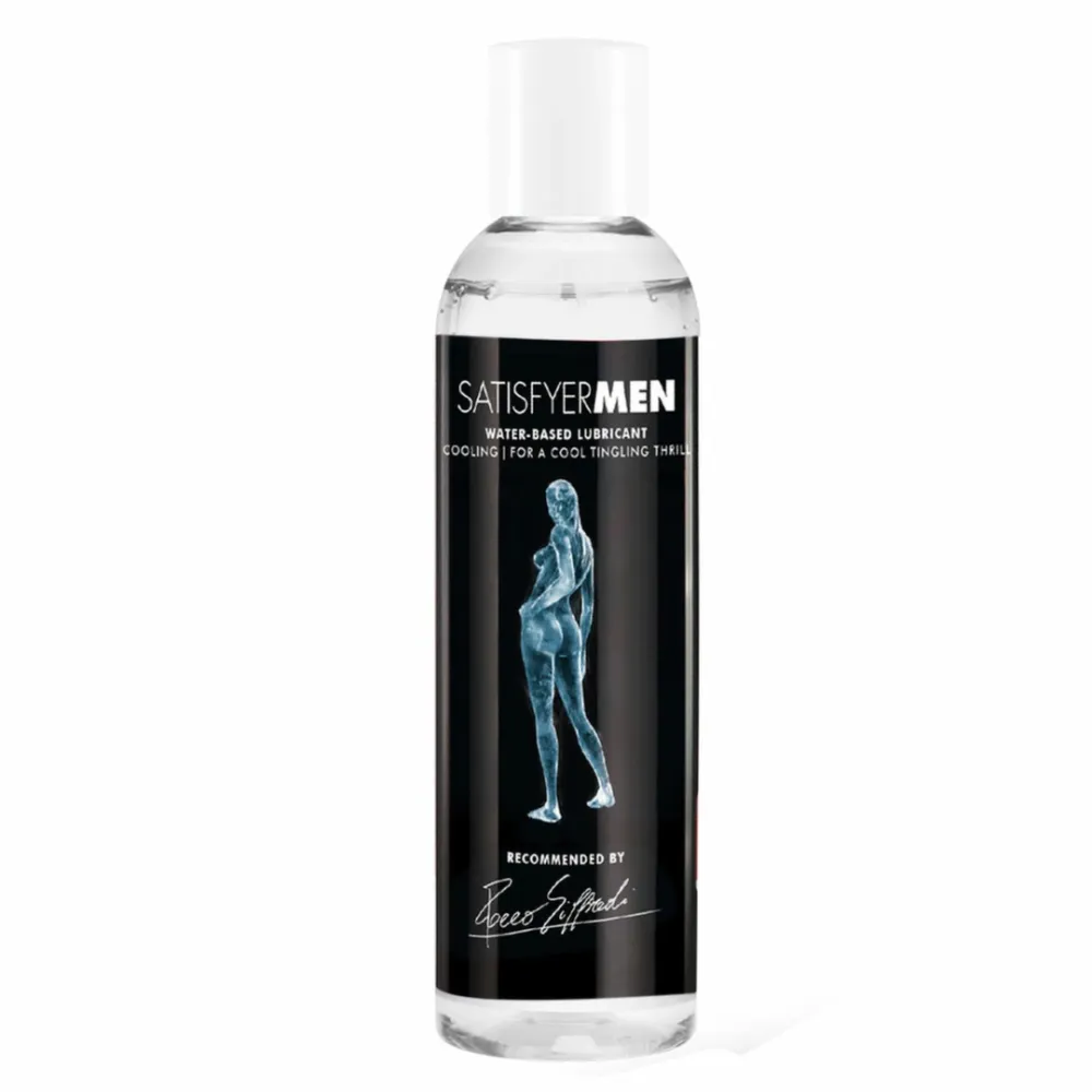 Chladivý lubrikační gel Satisfyer Gentle Men Cooling na vodní bázi, 300 ml