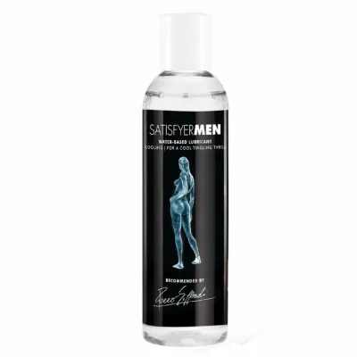 Chladivý lubrikační gel Satisfyer Gentle Men Cooling na vodní bázi, 300 ml