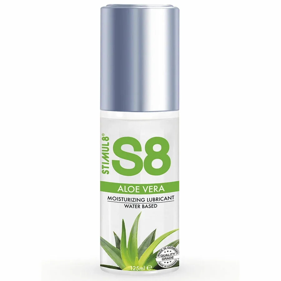Lubrikační gel STIMUL8 S8 Aloe Vera na vodní bázi, 125 ml