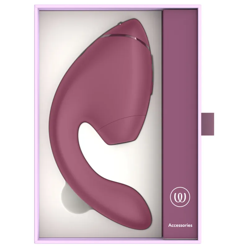 Rabbit vibrátor s tlakovým stimulátorem klitorisu Womanizer Duo Next, tmavě růžový - obrázek 12