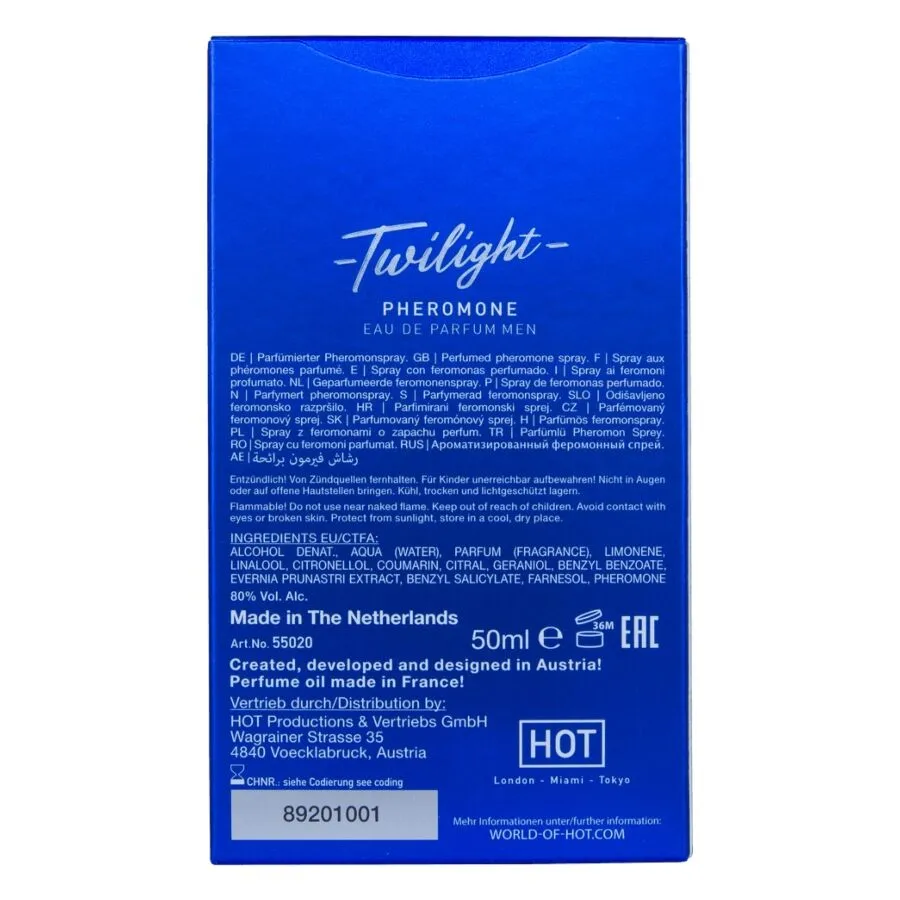Parfém s feromony pro muže HOT Twilight, 50 ml - obrázek 4