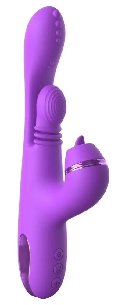 Rabbit vibrátor Fantasy For Her IntiMotion Pulse Pro Vibe, fialový, 24,1 cm - obrázek 3