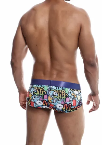 Pánské slipy MaleBasics Hipster Brief, černé, M - obrázek 3