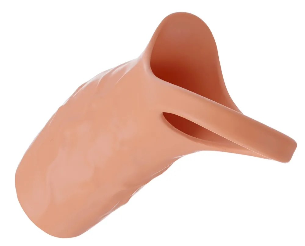 Vibrační návlek na penis Realistixxx Real Sleeve Open, otevřený, silikonový, 14 cm - obrázek 4