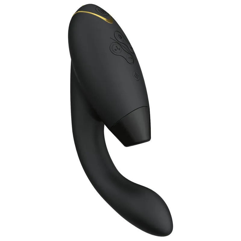 Rabbit vibrátor s tlakovým stimulátorem klitorisu Womanizer Duo 2, černý - obrázek 3