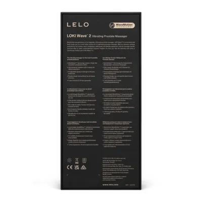Vibrační stimulátor prostaty LELO LOKI Wave 2, černý - obrázek 5