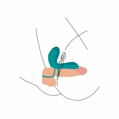 Vibrační erekční kroužek pro páry Xocoon Couples Vibrator Ring, zelený - obrázek 5