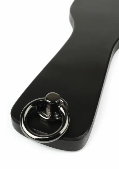 Kožená plácačka Ouch! Spank Paddle, černá - obrázek 3
