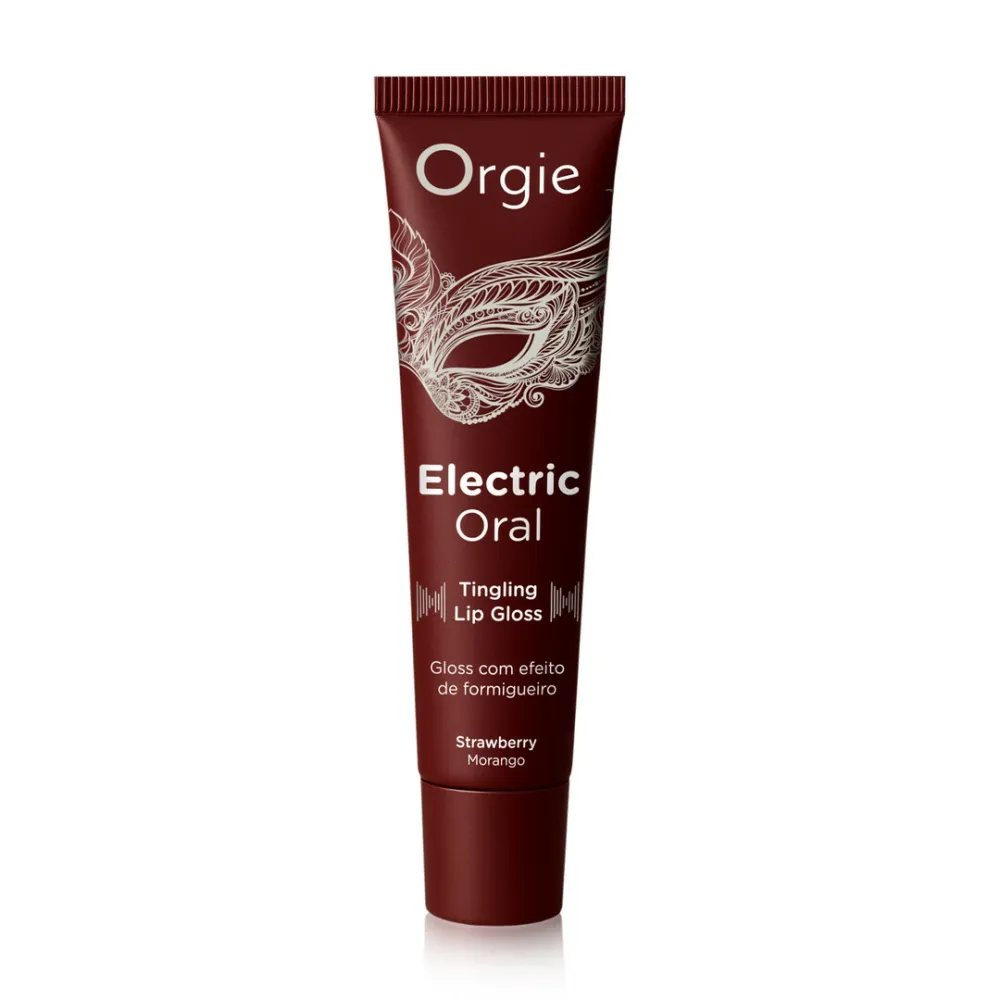 Lesk na rty s vibračním efektem pro orální sex Orgie Electric, 15 ml