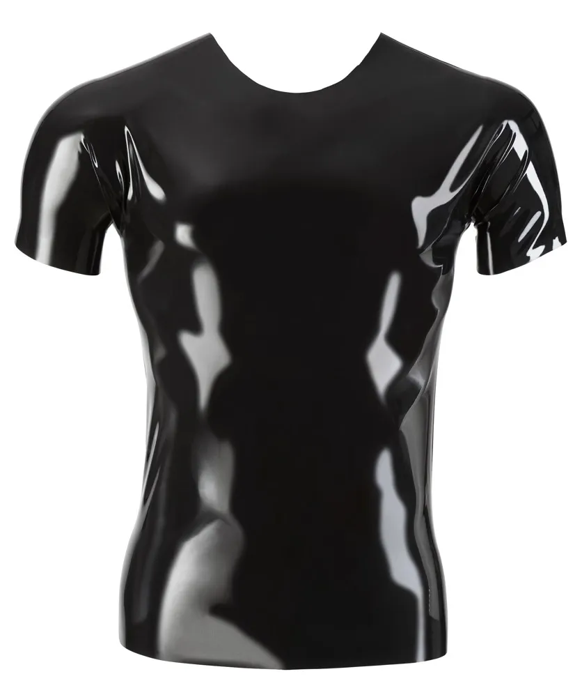 Latexové tričko LateX s krátkým rukávem, černé, unisex, S - obrázek 7