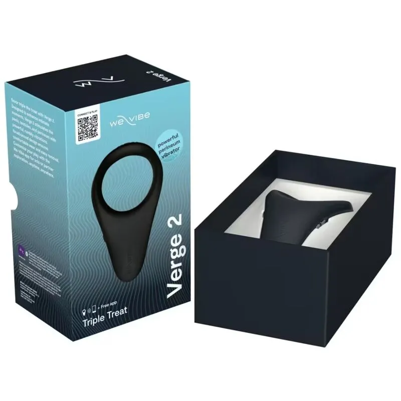 Vibrační erekční kroužek We-Vibe Verge 2 s aplikací, černý - obrázek 16