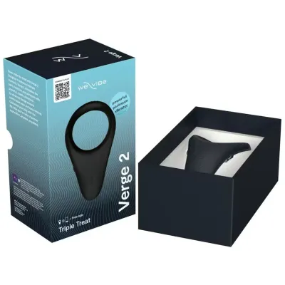 Vibrační erekční kroužek We-Vibe Verge 2 s aplikací, černý - obrázek 16