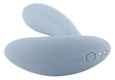 Nositelný vibrátor SVAKOM Erica, ovládání aplikací, modrý - obrázek 4