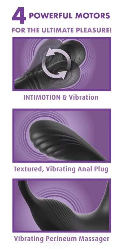 Nabíjecí stimulátor prostaty a hráze Anal Fantasy Elite Ass-Gasm IntiMotion - obrázek 4