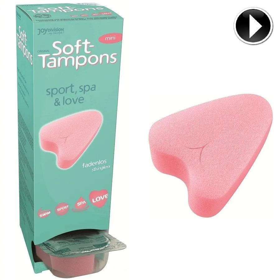 Houbové tampony bez šňůrky Joydivision Soft-Tampons Original Normal, 10 ks - obrázek 4