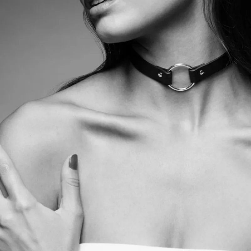 Obojek Bijoux Indiscrets Maze, černý - obrázek 2
