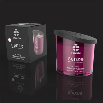 Masážní svíčka Swede Senze Ecstatic, jasmín a ylang ylang, 50 ml - obrázek 2