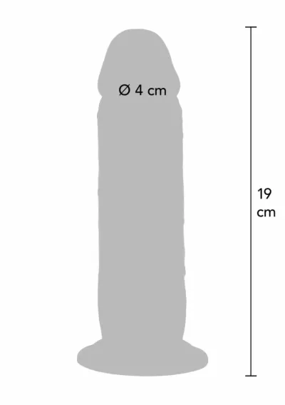 Realistické vibrační dildo ToyJoy Foreskin s pohyblivou kůží a ovladačem, 19 cm - obrázek 7