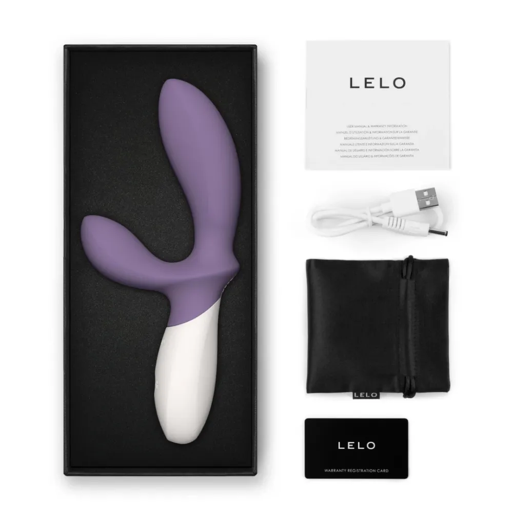 Stimulátor prostaty LELO Loki Wave 2, fialový - obrázek 3