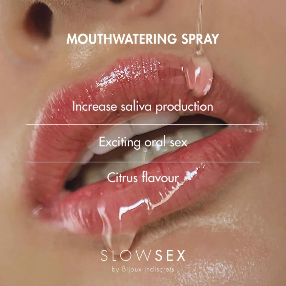 Sprej pro tvorbu slin Bijoux Indiscrets Slow Sex, citrus, 13 ml - obrázek 4