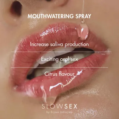 Sprej pro tvorbu slin Bijoux Indiscrets Slow Sex, citrus, 13 ml - obrázek 4
