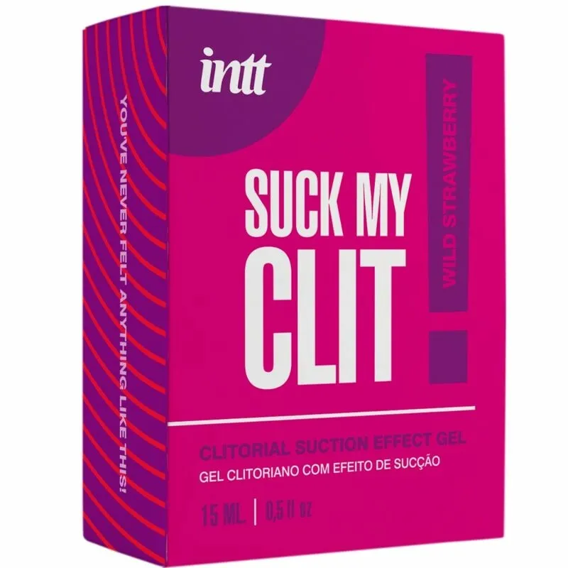 Stimulační gel na klitoris se sacím efektem INTT Suck My Clit, lesní jahoda, 15 ml - obrázek 4