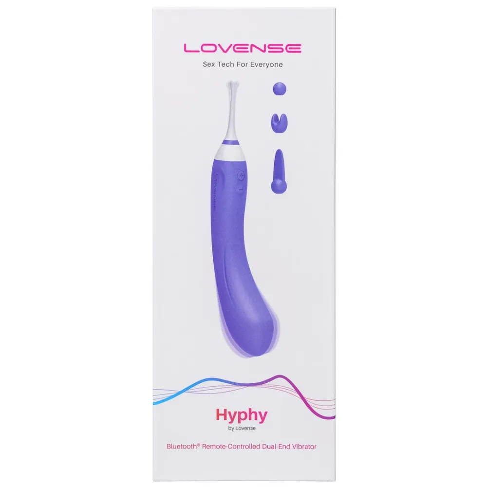 Oboustranný vibrátor Lovense Hyphy s ovládáním aplikací, růžový - obrázek 2
