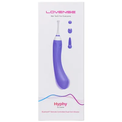 Oboustranný vibrátor Lovense Hyphy s ovládáním aplikací, růžový - obrázek 2